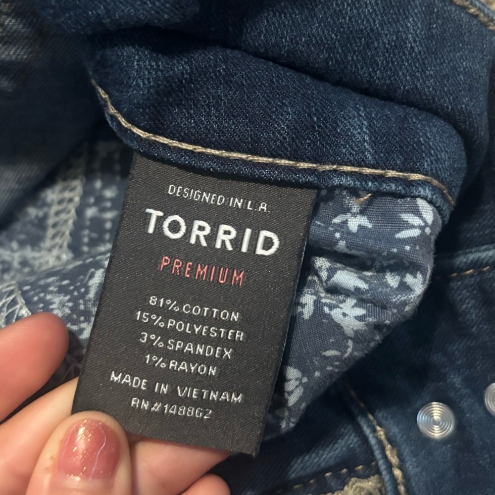 Torrid High Rise Blue Jeans - Picture 9 of 9
